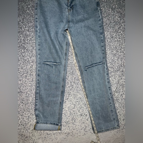 Princess Polly DNM Holland High Rise Straight Leg Jeans Denim size 4 - Picture 11 of 12